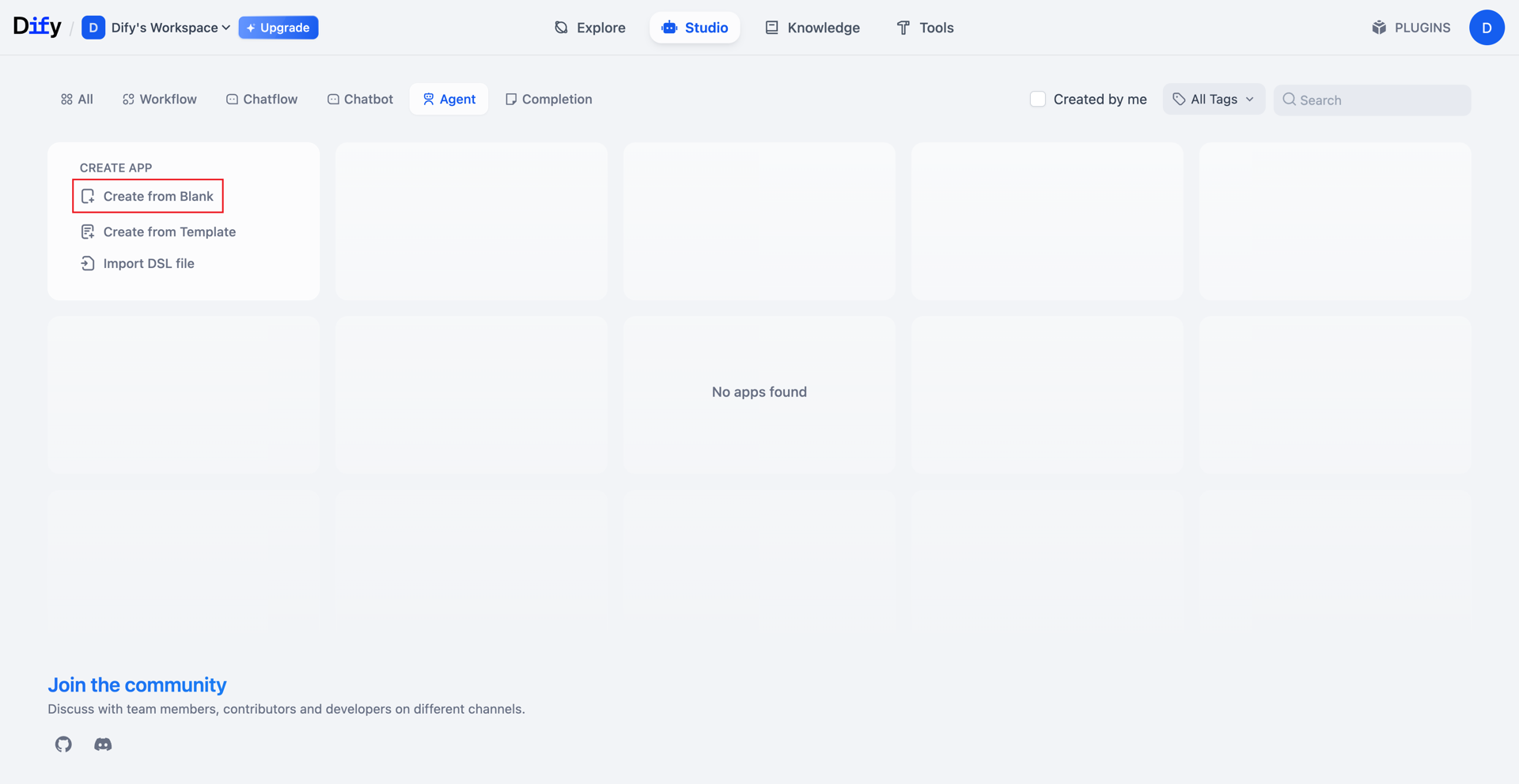 Create app